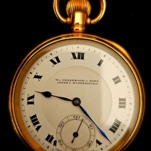 Wm Greenwoods & Sons/Leeds & Hudderfields (Original Rolex Makers) Pocket Watch